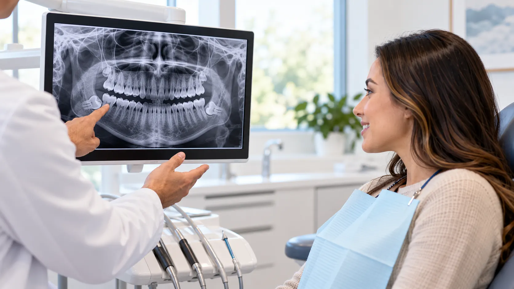 Wisdom teeth evaluation and treatment planning at Northshore Family Dental in Flower Mound, TX